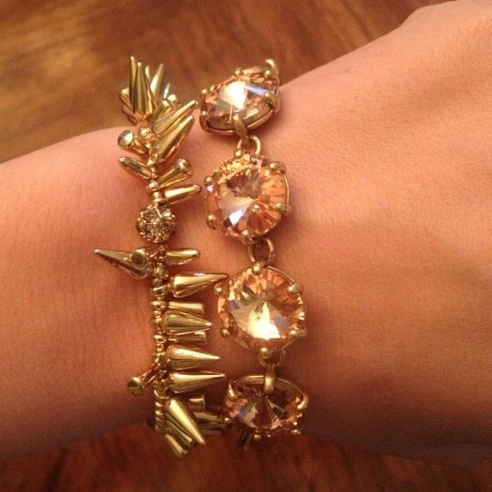 Amelie Sparkle Bracelet - Peach
